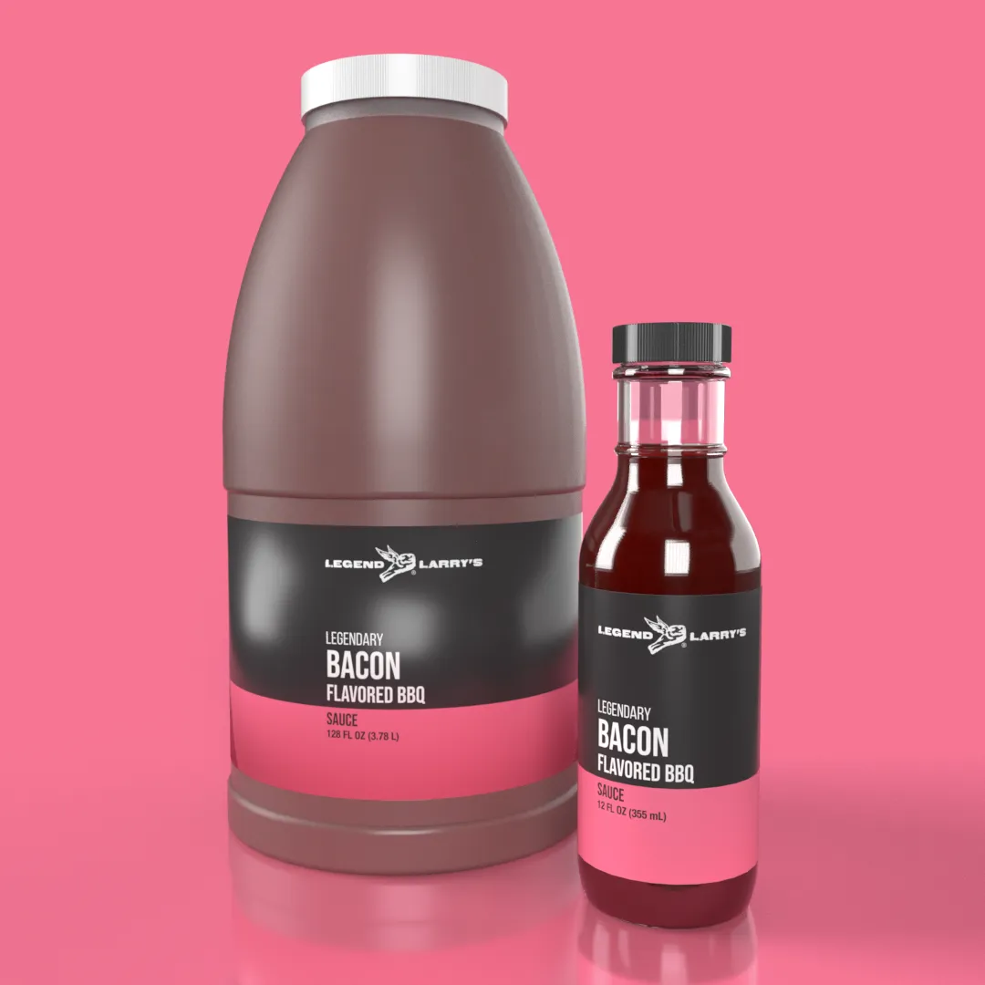 Bacon Flavored BBQ sauce bottle